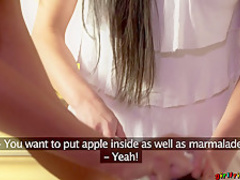 Hottest pornstars Sofia Solana, Tess in Incredible Lesbian, Romantic sex clip