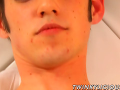 Sexy Clay Johnson wanking his white cock in a hotel room