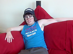 Hottest pornstar Candi Blows in horny redhead, facial adult clip