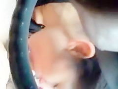 Car cam creampie