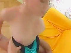Young german with nice tits sucking and fucking