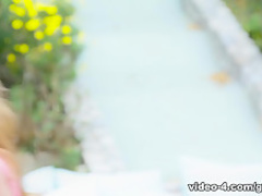 Crazy pornstars Kalina Ryu, Marie McCray in Fabulous Medium Tits, Lesbian sex movie