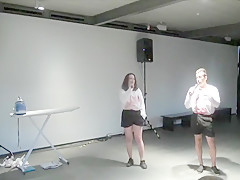 Naked on Stage Letizia Giuliani and Pfalzer 022