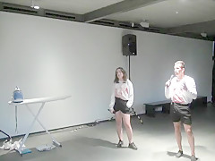 Naked on Stage Letizia Giuliani and Pfalzer 022