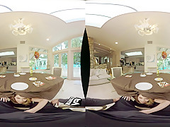 Angel Smalls & Elsa Jean in Thanksgiving Dinner - WankzVR