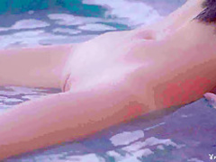 Fabulous pornstar Green Eyes in Amazing Brunette, Striptease porn clip