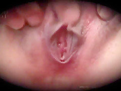 The cream pie in gloss-ish woman