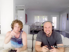 Bf with his friend gangbangs girlfriend