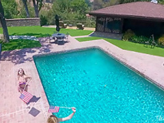 Horny pornstars Cassidy Klein, Alexa Grace in Exotic Small Tits, Cunnilingus sex scene