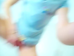 European squirting shaking orgasm