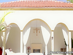 Best pornstar Sasha Hall in Horny Outdoor, Small Tits porn movie