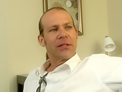 Horny pornstar Alice Frost in crazy blonde, threesome adult movie