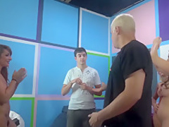 Crazy pornstars Britney Amber, Savannah Fox and Allison Moore in horny lingerie, brazilian sex clip