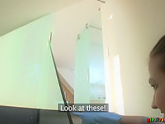 Hottest pornstars Eufrat, K.C. Williams in Incredible Medium Tits, Lesbian sex video