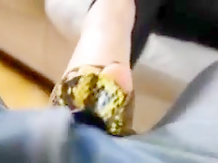 Nicole 24 footjob the queen 3