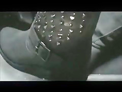 Driving in new grey boots from youtube