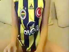 Kendini Oksayan Fenerbahceli Turk Kizi Amina Dildo Sokuyor