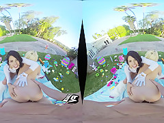 Bailey Brooke & Gina Valentina in Easter Bunnies - WankzVR