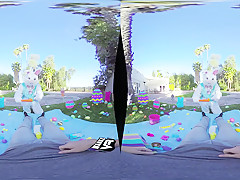 Bailey Brooke & Gina Valentina in Easter Bunnies - WankzVR