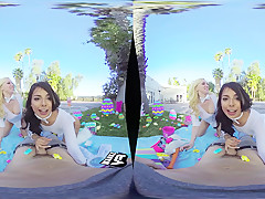 Bailey Brooke & Gina Valentina in Easter Bunnies - WankzVR