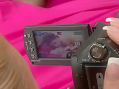 Best pornstars Simony Diamond and Hannah Hunter in exotic voyeur, masturbation xxx clip