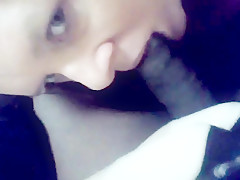 Sucking a black cock