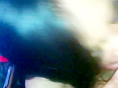 Gorgeous Pinay sucking big cock   swallowing cum