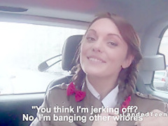 Russian schoolgirls having threesome