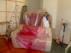 Horny pornstars Abbie Cat and Carla Mai in incredible threesome, facial adult movie