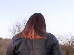 busty brunette fucks for money