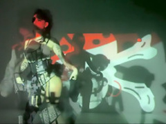 Horny pornstars Dahlia Sky and Christy Mack in incredible stockings, brunette porn scene