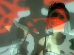 Horny pornstars Dahlia Sky and Christy Mack in incredible stockings, brunette porn scene