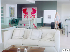 VIXEN Blonde Doll Fucks on Layover