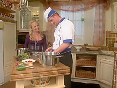 Amazing pornstars Celine Noiret and Sharka Blue in fabulous creampie, blonde xxx movie