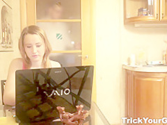 Trick Your GF - Gloria Miller - Farwell surprise fuck