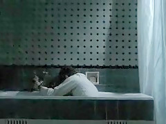 Incredible homemade Showers, Brunette porn clip