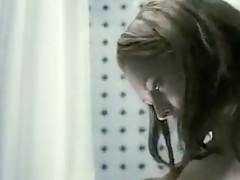 Incredible homemade Showers, Brunette porn clip