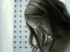 Incredible homemade Showers, Brunette porn clip