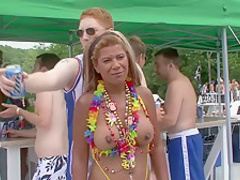 Hottest pornstar in best blonde, striptease porn scene