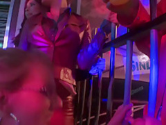 Amazing pornstars Angel Piaff, Candy Alexa and Nicole Vice in hottest group sex, interracial porn clip