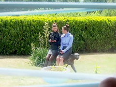 Horny pornstars Mira Cuckold and Valentina Ross in crazy hairy, brazilian sex clip