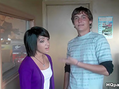 Exotic pornstar in Horny Brunette, Hardcore sex clip