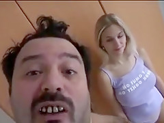 Spanish Skinny Blonde With Big Tits