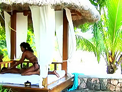 Stunning nubians in paradise