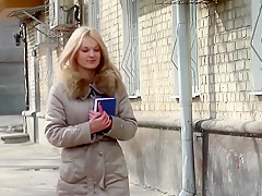 Reading a book makes the girl horny