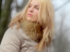 Reading a book makes the girl horny