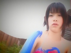 Exotic Japanese girl Kasumi Uehara 2 in Best Masturbation, POV JAV movie