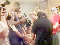 Incredible pornstars Cara Lott, Crystal Clear and Kathy Jones in crazy big tits, brunette porn scene