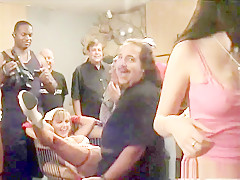 Incredible pornstars Cara Lott, Crystal Clear and Kathy Jones in crazy big tits, brunette porn scene