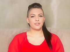 Hottest pornstar Veruca James in best facial, brunette adult clip